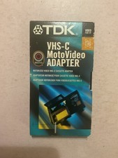 1998 TDK VHS-C Moto Video Adapter - Video Play VHS-C Tapes in a VCR
