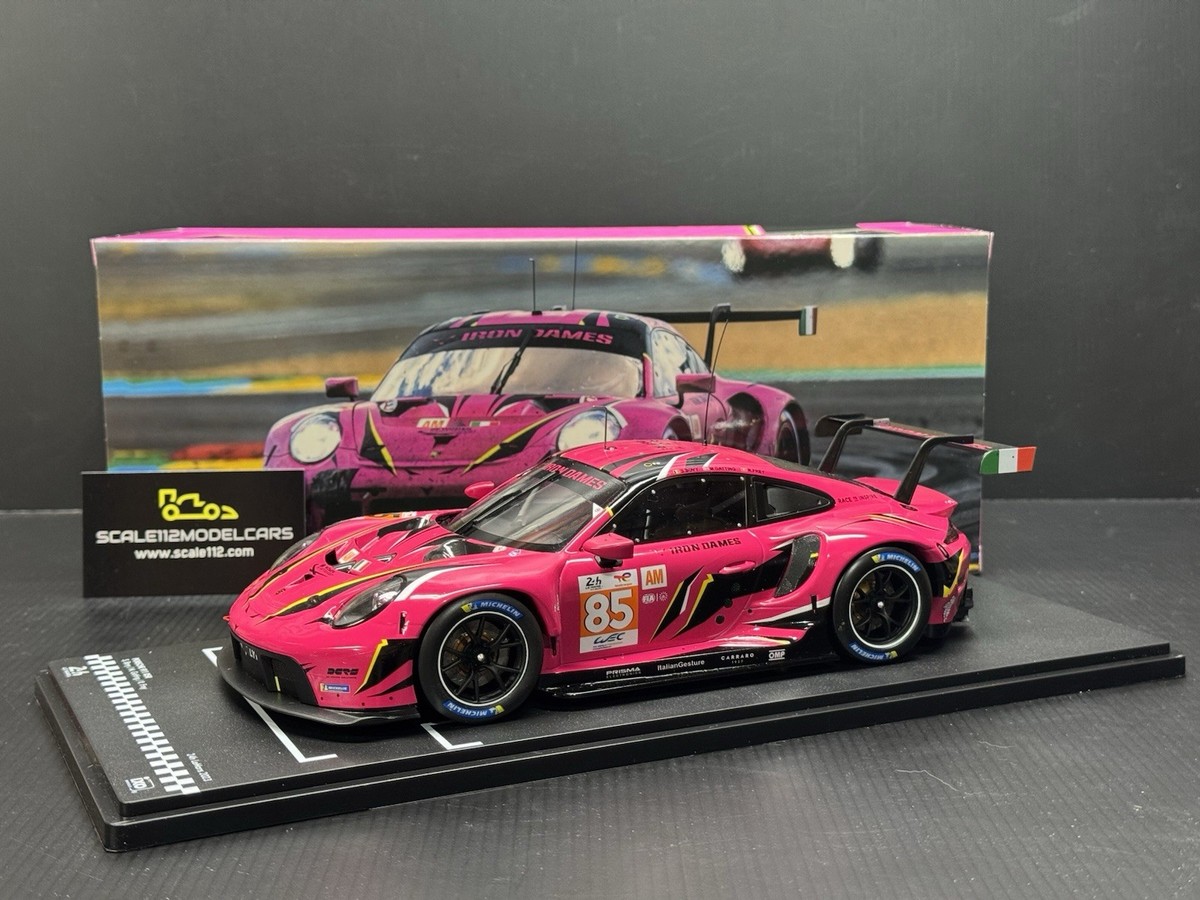 Porsche 911 992 RSR #85 Lemans 24Hr. 2023 Iron Dames 1/18 Scale by