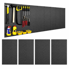 Pegboard Kit - 4 Each 24"X16" Peg Board Panels - Made in USA - Mounted Size Is 6