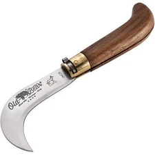 Old Bear Pruning Gardening Pocket Knife Walnut Made in Italy - 9747-17_LN