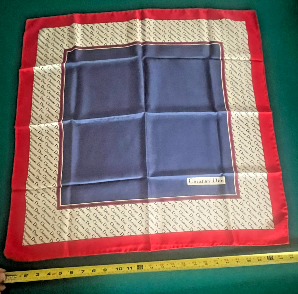 Vintage Christian Dior Monogram Silk Scarf Designer Luxury DS43 | eBay