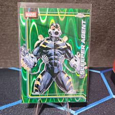 2026 Topps Chrome Marvel Sleeper Agent Green Raywave Refractor #100 46/99