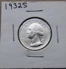 1932 S Washington Quarter - Gem BU -  90% Silver - Scarce Key Date