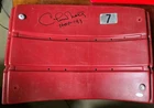 Chuck Noll Signed Three Rivers Stadium Seatback Pittsburgh Steelers