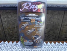 @NEW@ 3pk. Rage Hypodermic Crossbow No Collar 2" Cut Broadhead