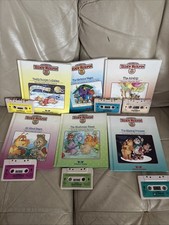 Vintage Teddy Ruxpin Adventure Series 6 Cassette Tapes  Books,See Pic's