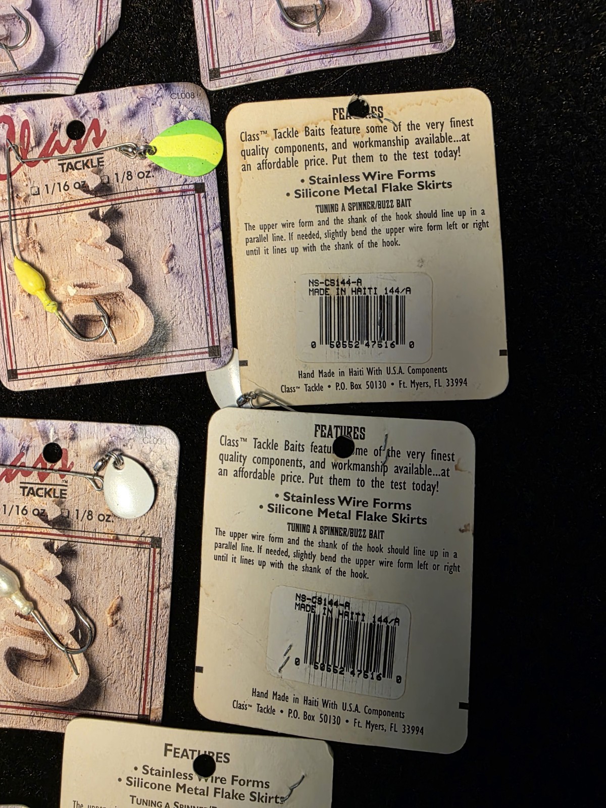  17 Packs Lures Tackle Fishing Accessories Vintage Class Brand - Image 9