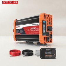 Pure Sine Wave Inverter 12V DC To 120V AC 4000W Surge Solar Delivers 2000W 110V