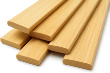 Pine Flat Trim Wood 1 metre  Moulding Beading – Panel Edge Strip Skirting Cover