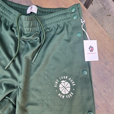NWT AIME LEON DORE New Balance Dark Green Tearaway Pants Men's