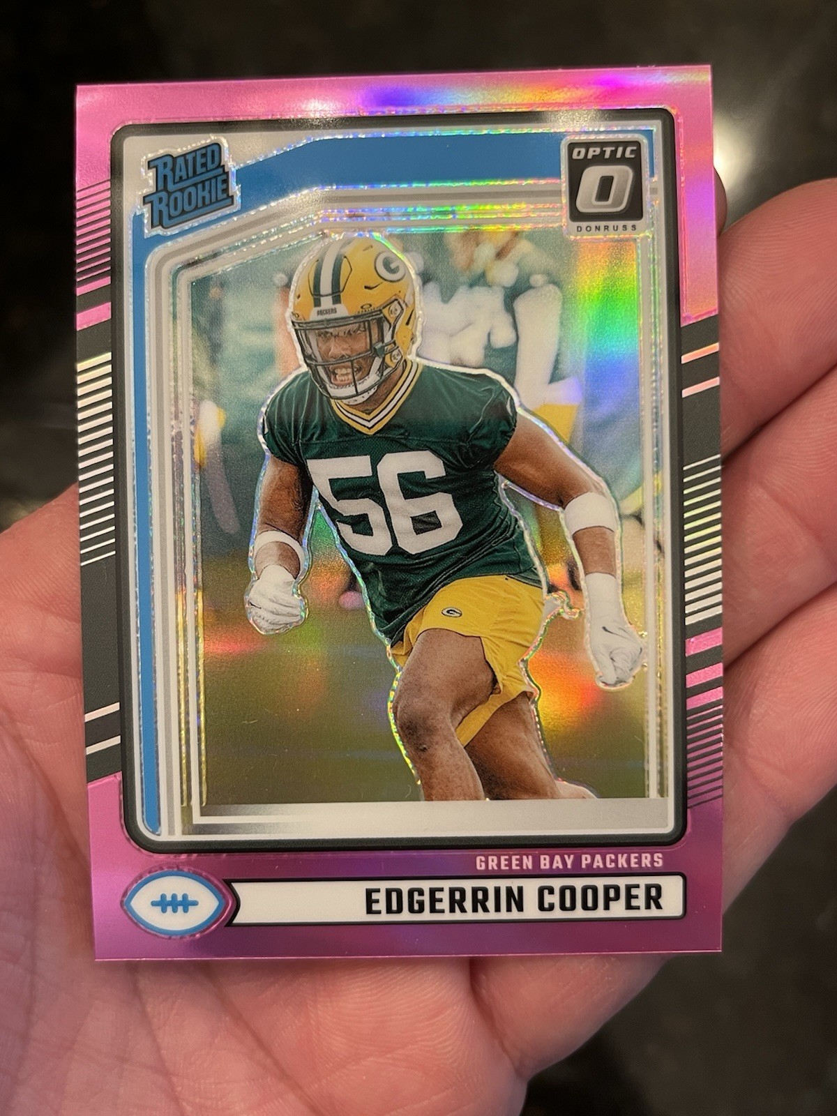 2024 Donruss Edgerrin Cooper Optic Rated Rookie Preview Pink RC #325