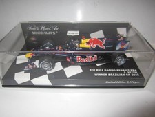 Pma Minichamps 1/43 Red Bull Rb6 2010 Brazilian Gp Winner No5 Sebastian Vettel A