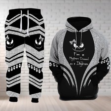 Jack Skellington Hoodie Joggers, I'm A Nightmare Dressed As A Daydream Shirt,