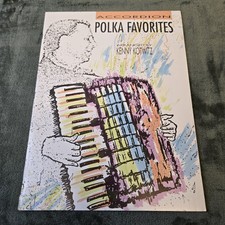 Polka Favorites Accordion 16 Songs Sheet Music Book - VERY GOOD