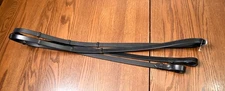 Passier, New, leather reins w/ stops, black, 55.75”  $160 for dressage bridle