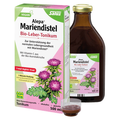 Salus Alepa  Mariendistel Bio-Leber-Tonikum, 500ml (67 EUR/l)