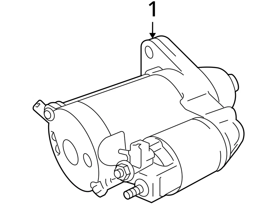 Motor de arranque compatible con 12-23 LEXUS GX460 2045966 Foto 4 de 4