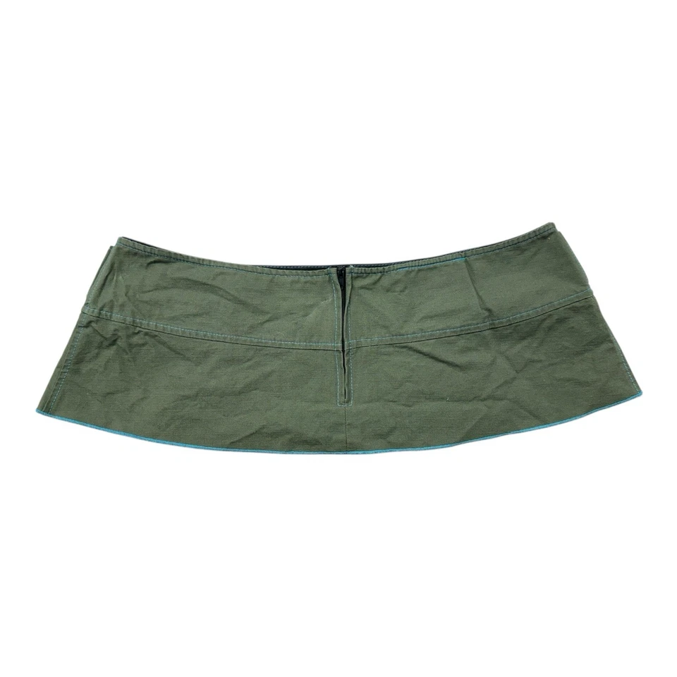 Vintage Y2K Serious Clothing Goth Micro Skirt Pleated Buckle Women Size M Grunge - Image 2 of 4