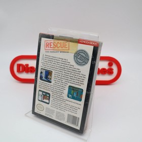 NES Nintendo Game RESCUE: THE EMBASSY MISSION -NEW & Factory Sealed with H-Seam!