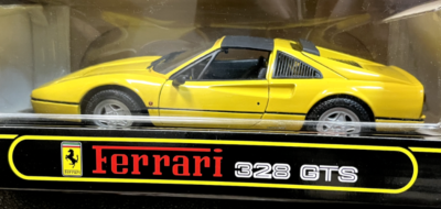 FERRARI 328 GTS YELLOW by ANSON OLD RELEASE 1:18 BRAND NEW IN BOX