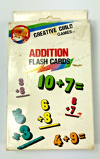 Creative Child Games 1986 Vintage Addition Flash Cards