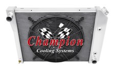 Sr 2 Row 1 Radiator 2016 Fan For 1970-1976 Pontiac Firebirdtrans Am L6 Eng