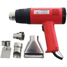 2000W Hot Air Heat Gun Dual Temperature Paint Stripper DIY Tool + 4 Nozzle 230v