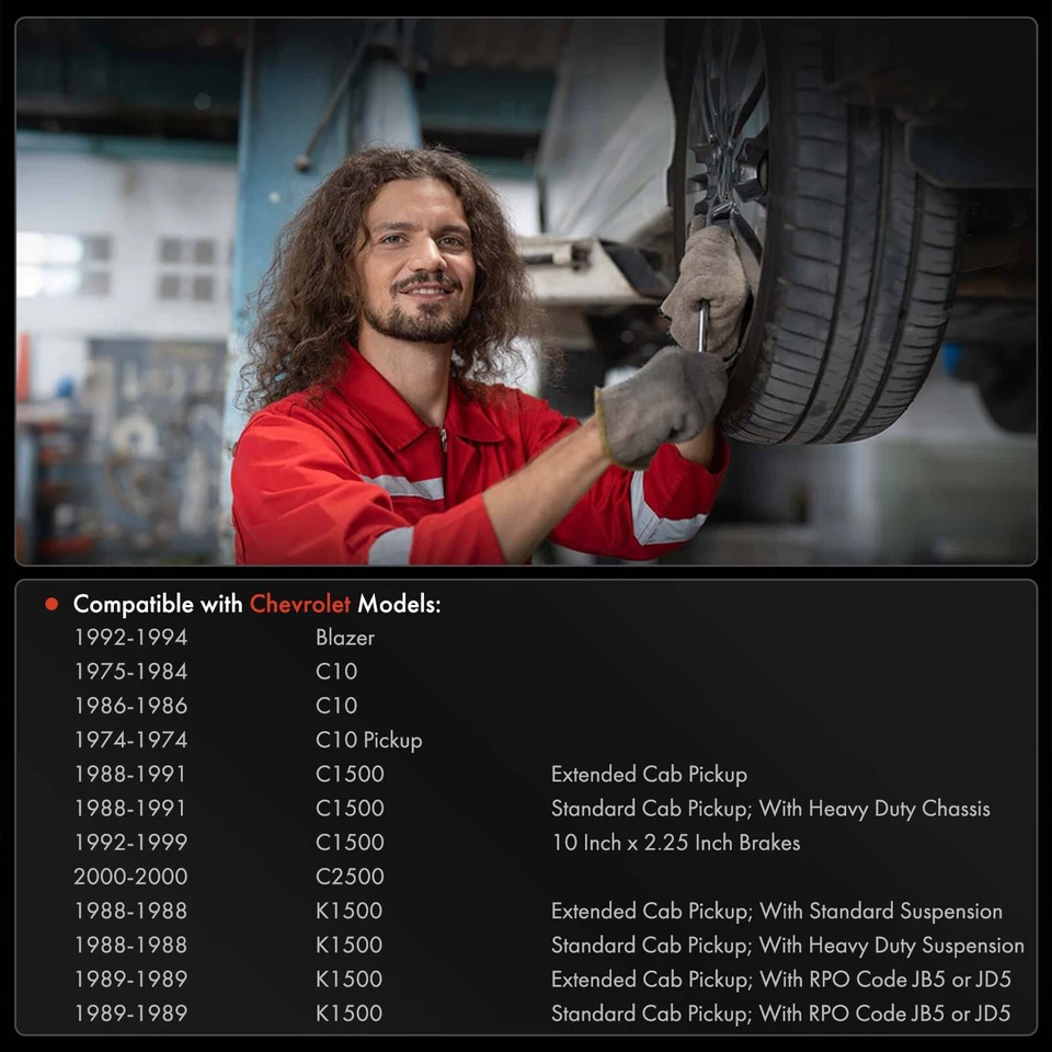 2 задних цилиндра левого и правого барабанного тормоза для Chevy Blazer C10 C1500/2500 GMC - Изображение 2 из 4