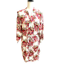 May  Joy Maternity Robe -Ivory Floral, OS