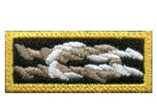 Premio al Servicio Scout NO BSA Premio Nudo Cuadrado Repo