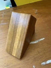 CUTCO Wooden 8 Slot Oak Knife Block Made in USA