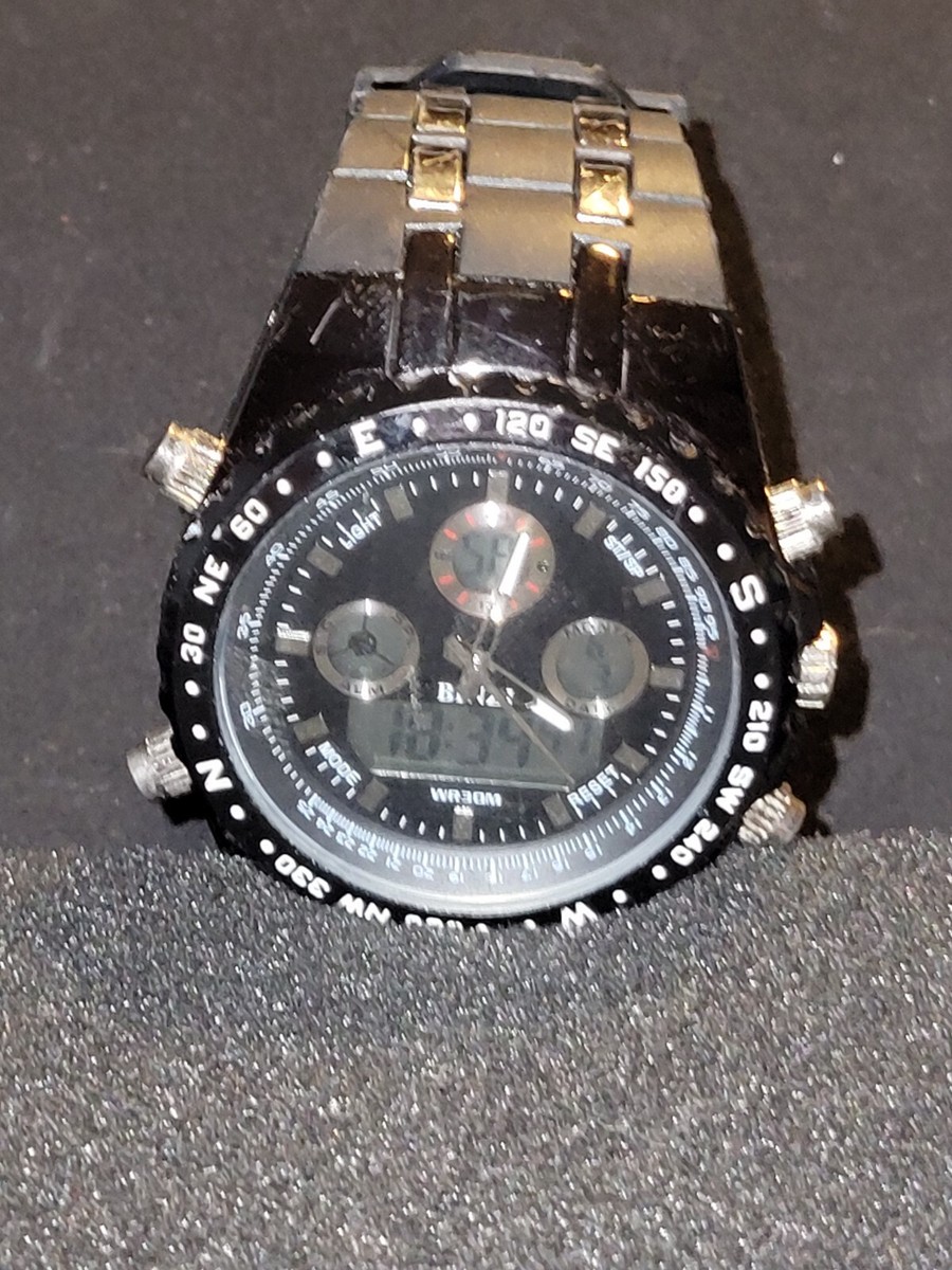 BINZI MEN'S WRISTWATCH LARGE NEW BATTERY NEEDS WORK | eBay