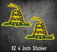 X 2 Dont Tread On Me 2a Sticker Ar15 5.56 9mm Ak Guns Nra Amendment Snake