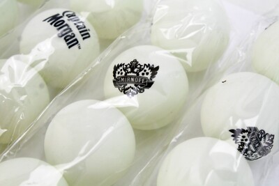 Glow Beer Ping Pong Ball (100 Pack) Party Theme Bacardi Morgan Crown Smirnoff