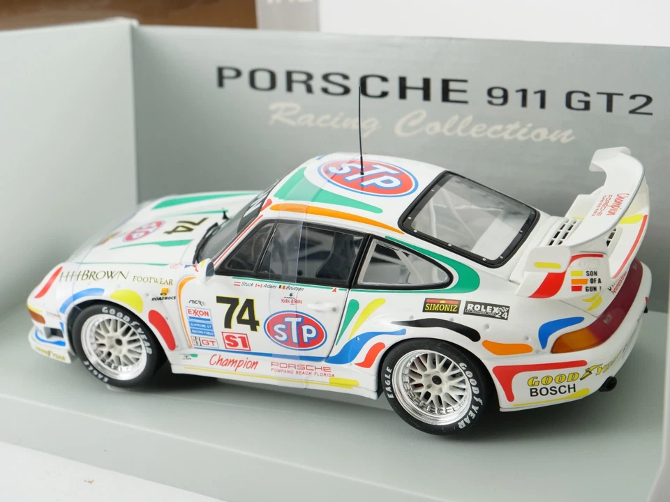 Modelos UT 1/18 Porsche 911 GT2 Stuck Daytona 1996 39630 - Imagen 4 de 4