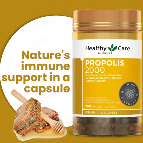 Propolis 2000mg - 200 Capsules | Rich Source of Antioxidants to Maintain Healthy - Picture 7 of 12
