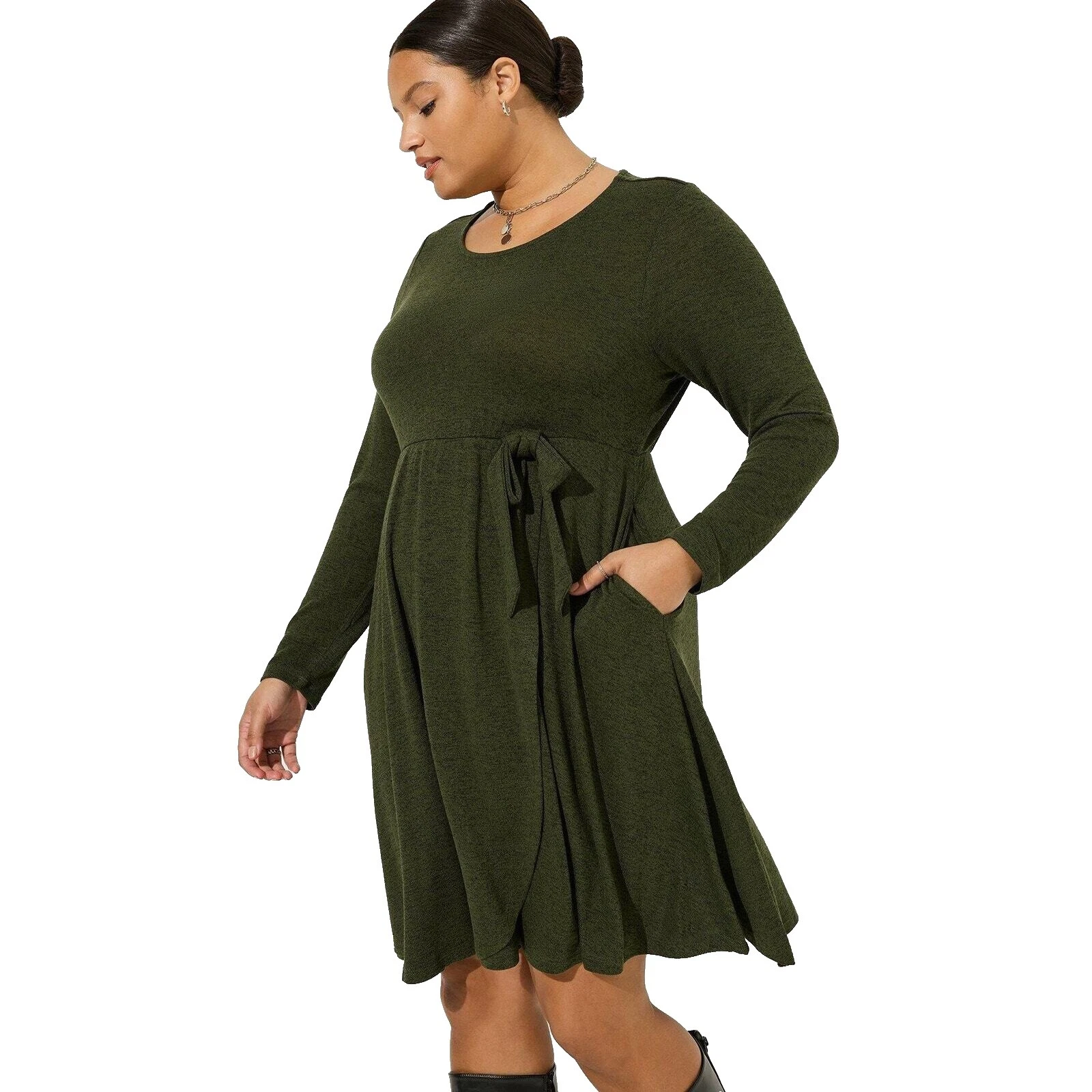 Torrid Polyester Long Sleeve Dresses for Women