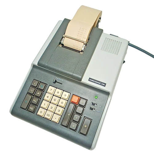 Calculatrice de bureau imprimante OLIVETTI/UNDERWOOD 481 - Vintage Japon 1970s