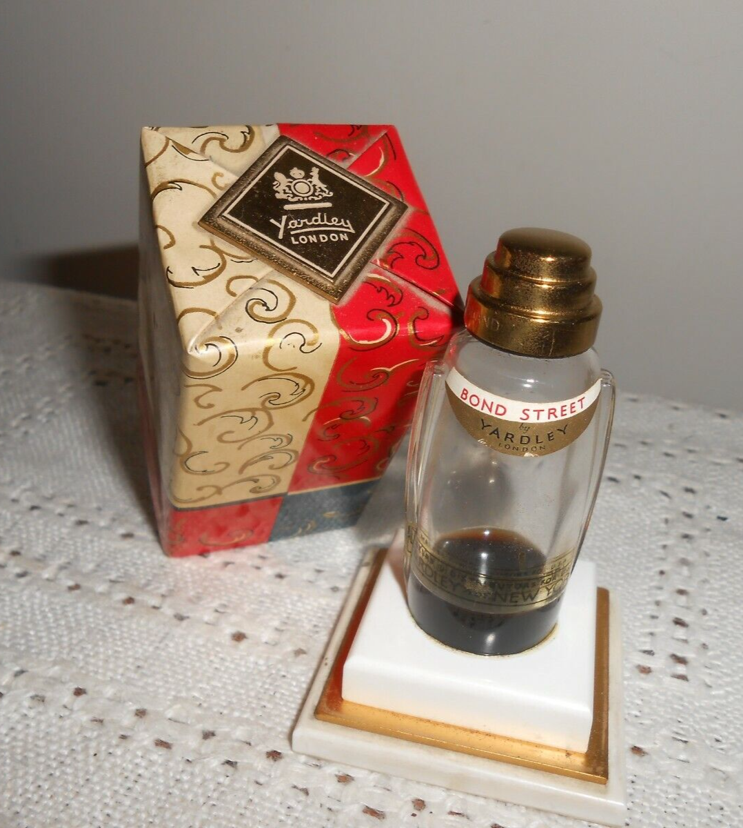 RARE Vintage Yardley of London BOND STREET Perfume Parfum Orig