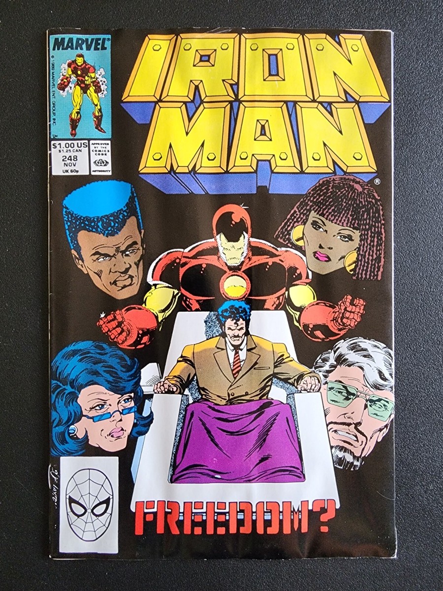 Marvel Comics The Invincible Iron Man #248 November 1989 Bob