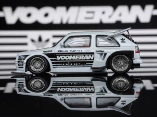 VW Volkswagen Golf MkII - KS Wideboby - blanco / negro - Liberty 1:64 - Imagen 3 de 6