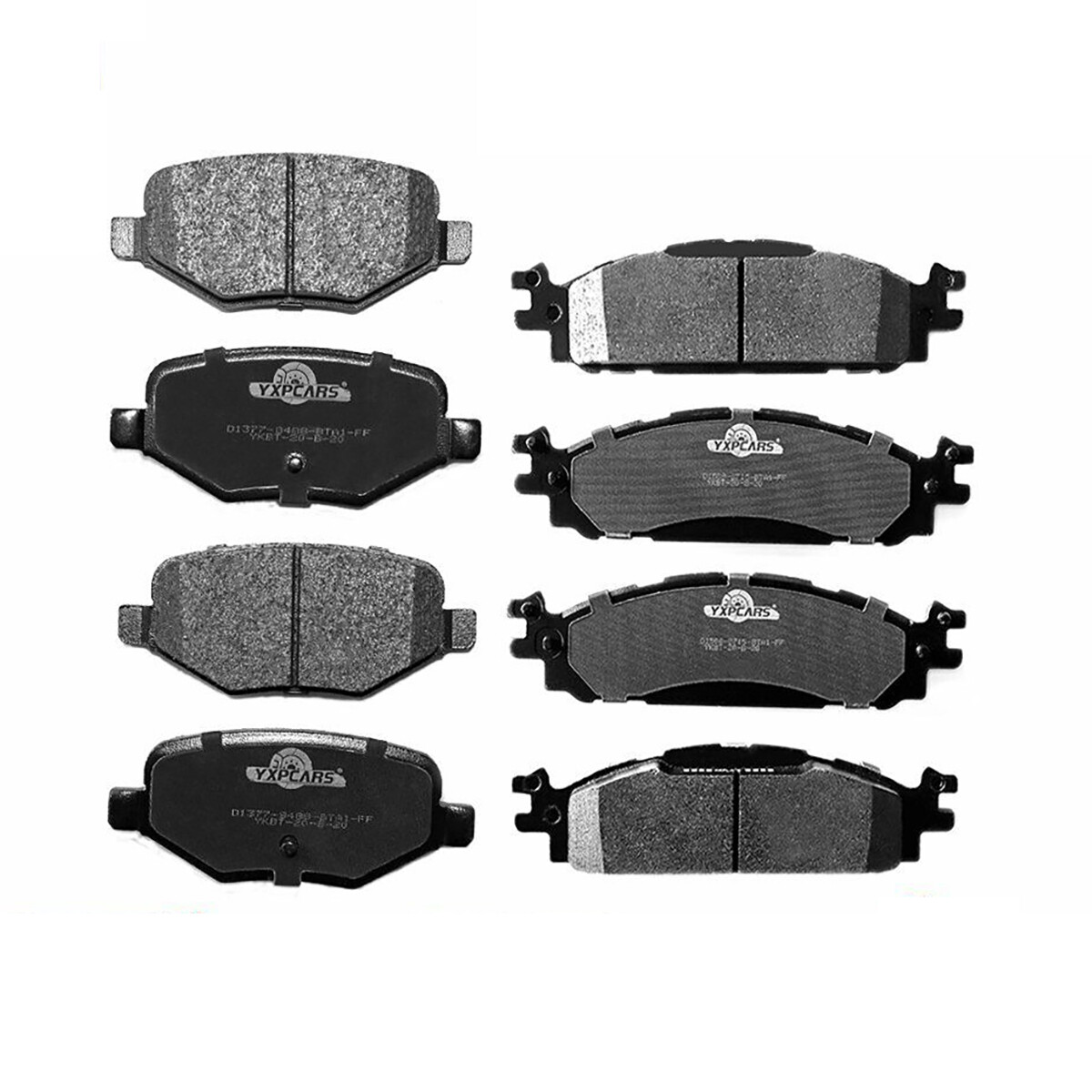 Front and Rear Ceramic Brake Pads For Ford Explorer Flex Taurus Lincoln MKS MKT
