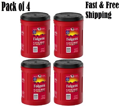 Folgers Classic Roast Ground Coffee (43.5 oz.) -4pk