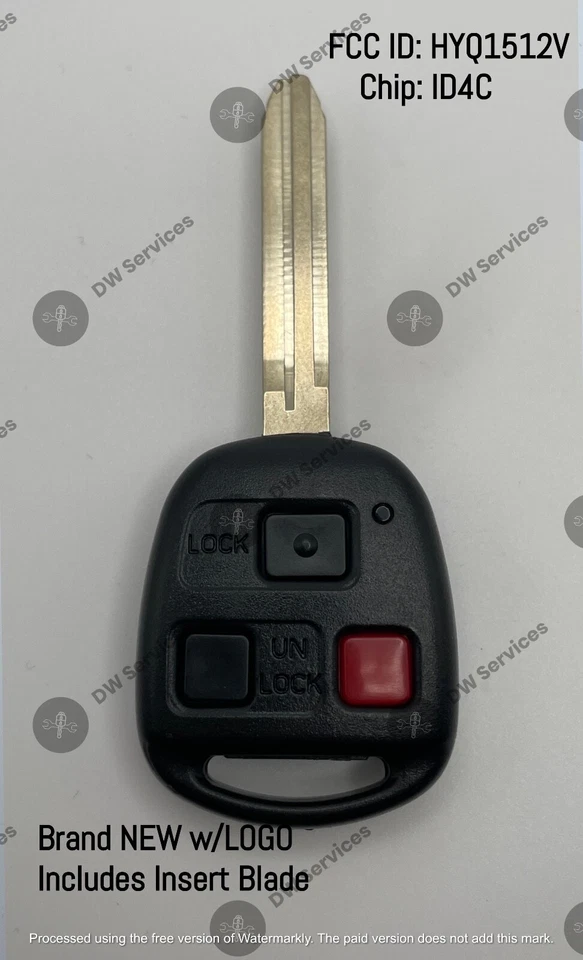 НОВЫЙ! Toyota Land Cruiser 1998-2002 бесключевой вход дистанционный брелок HYQ1512V - 4C - Изображение 2 из 4