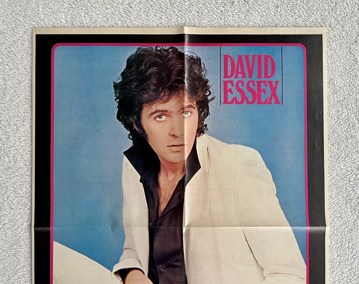 DAVID ESSEX 1974 Poster Swedish Music Magazine GO 1970s Vintage