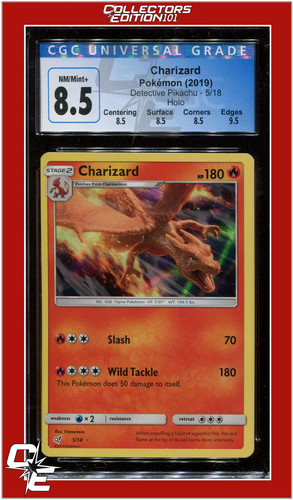 Charizard graded CGC 8.5 for sale on eBay