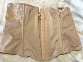 NWT CURVATION 5303483 Hook & Eye True Nude 4XL Waist Cincher Corset