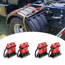 4x 175A Battery Quick Connect Plug Winch Disconnect Terminal Connector 2-4 AWG