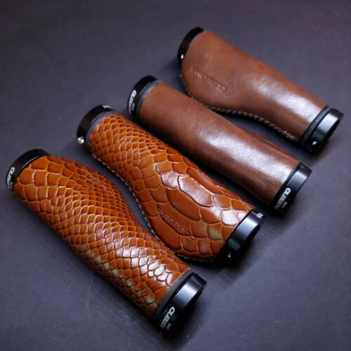 MTB Brown Bicycle Handlebar Grips, Tape & Pads