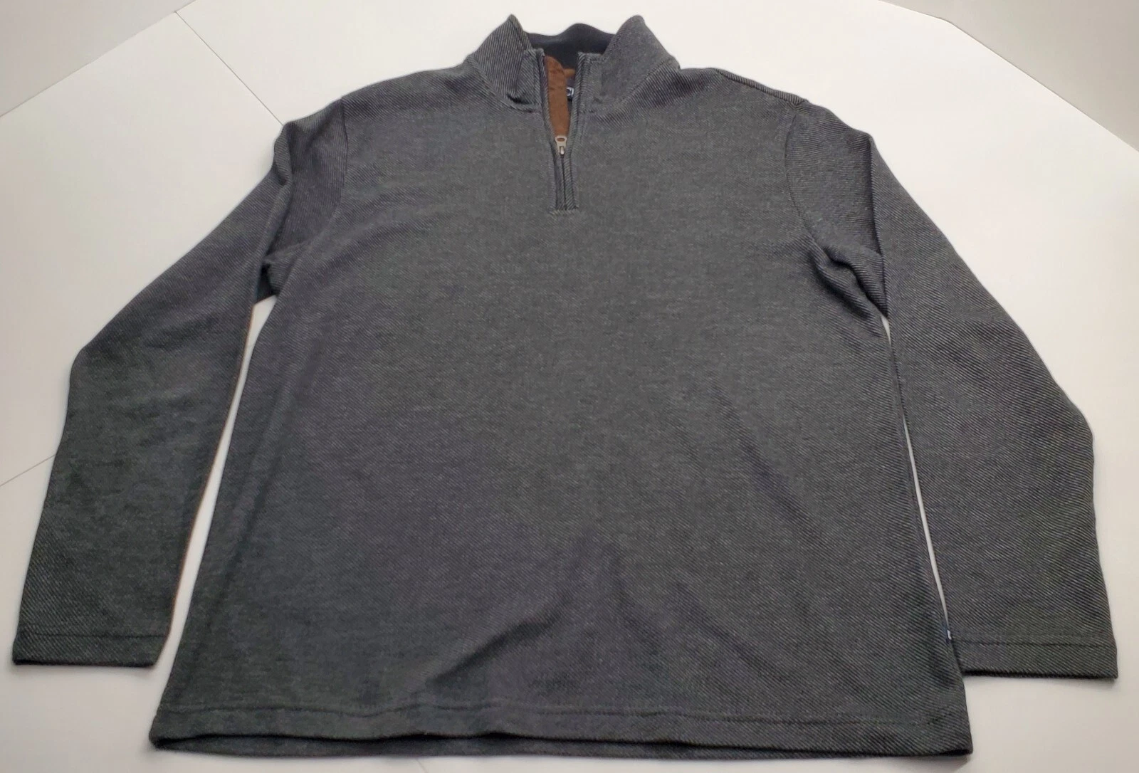 VETEMENTS Chaps Pullover Uomo Felpa Grande Nero Grigio Caldo Zip Invernale